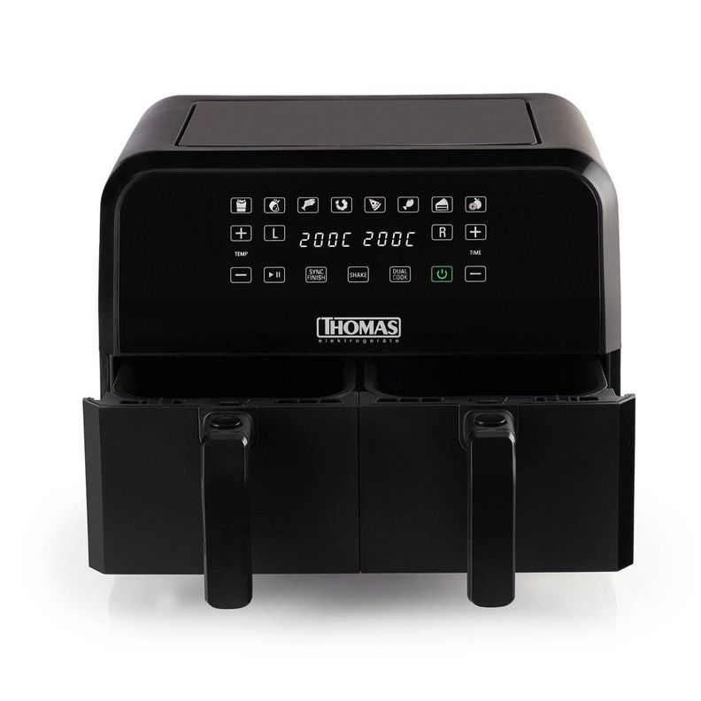Freidora De Aire Air Fryer Digital 2 Canastas 4L C/U TH-AF80DI-2