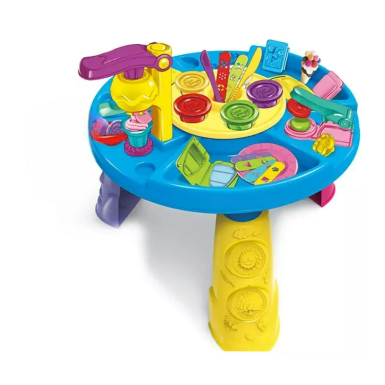 Juguete Mesa Didactica Con Accesorios Plasticina Infantil-0