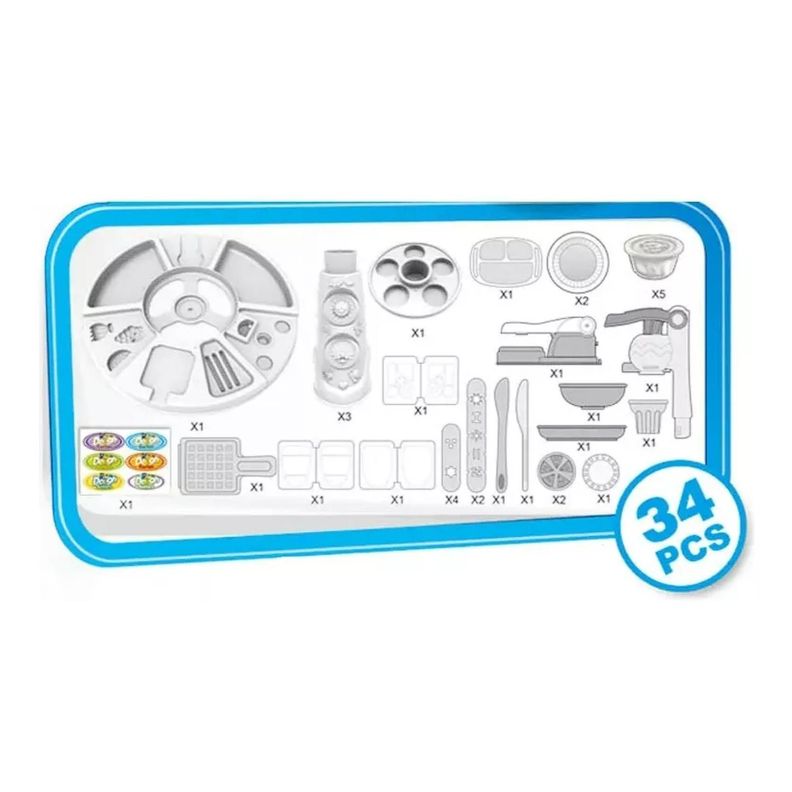 Juguete Mesa Didactica Con Accesorios Plasticina Infantil-2