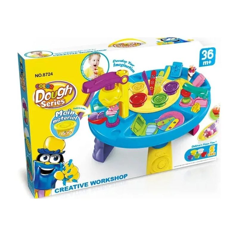 Juguete Mesa Didactica Con Accesorios Plasticina Infantil-3