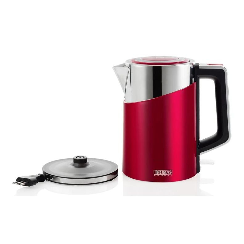 Hervidor Electrico 1.7L 2200W Rojo Th-6200r-1
