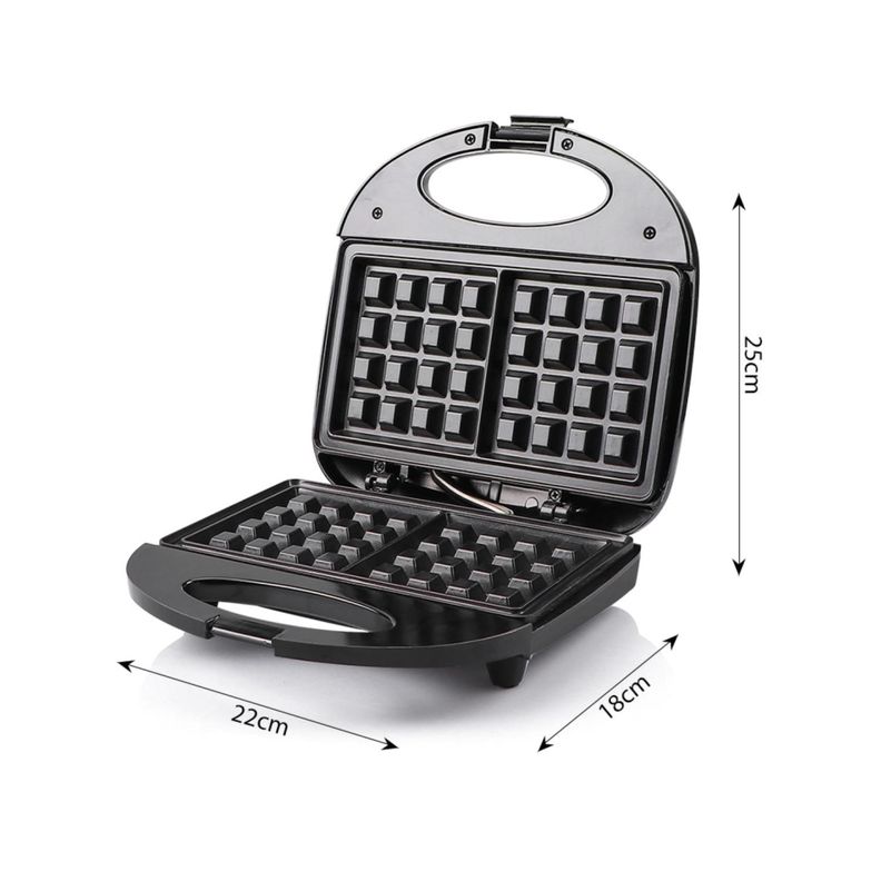 Waflera Electrica 2 Rebanadas 850W Waffle Maker R242-2