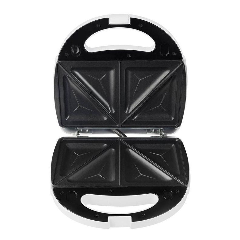 Sandwichera Wafflera Panini 750W Blanca TH-965 -4