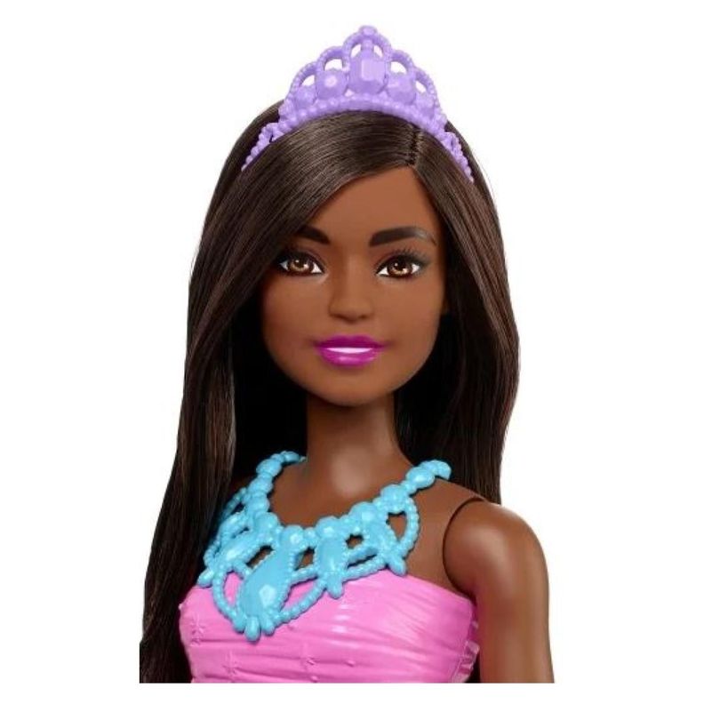 Juguete Figura Barbie Dreamtopia Vestido Morado 30cm-1