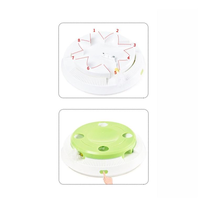 Juguete Interactivo Bola Loca Para Gatos Mascotas-2