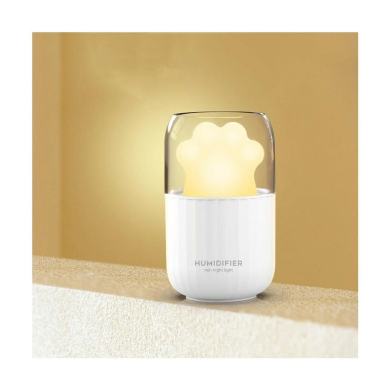 Humidificador 300ml Figura Patita De Gato Colores-1