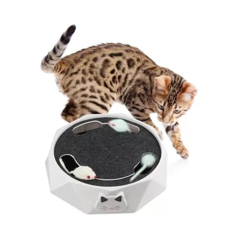 Juguete Interactivo Electrico Ratones Para Gatos Mascotas-1