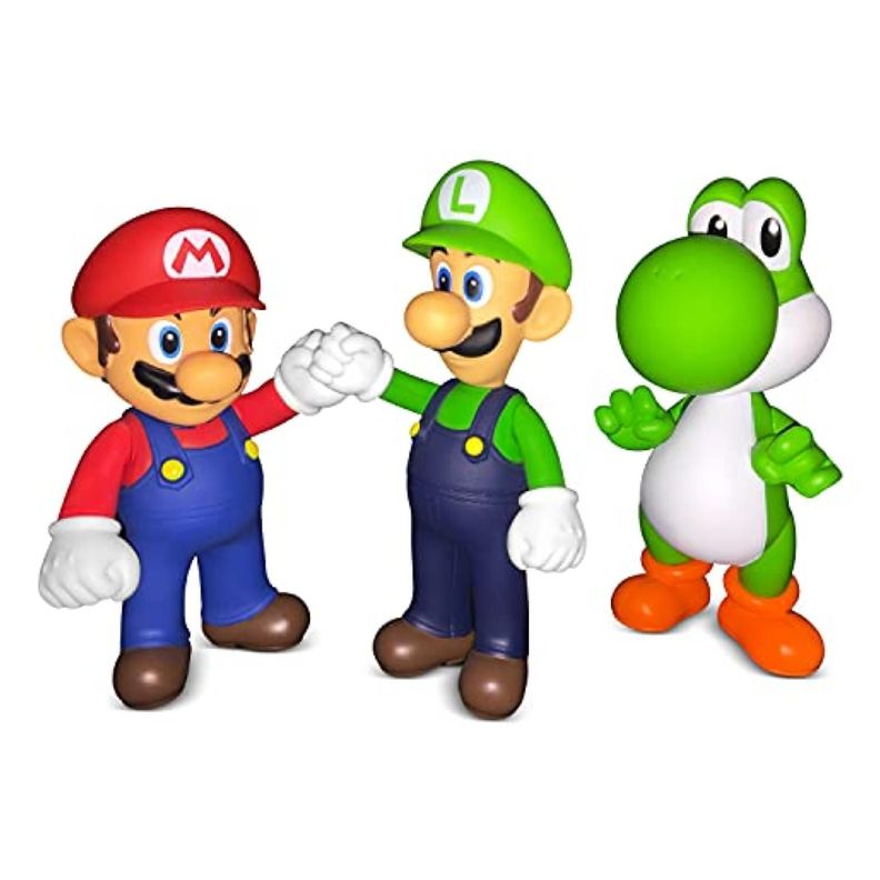 Juguete Pack 4 Figuras De Accion Mario Bros Infantil-1