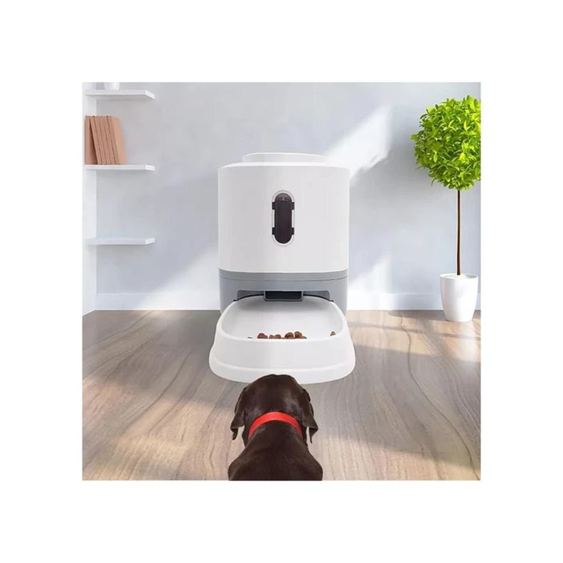 Plato De Comida Interactivo Automatico Para Perros Gatos Mascotas-4
