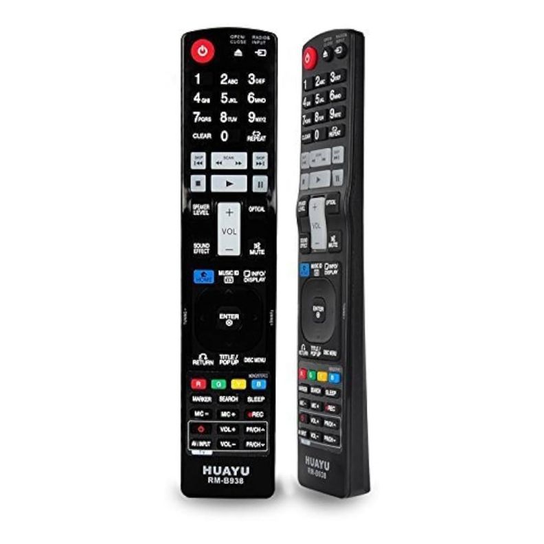 Control Remoto Universal Alternativo Para Tv LG Y Blu Ray Negro