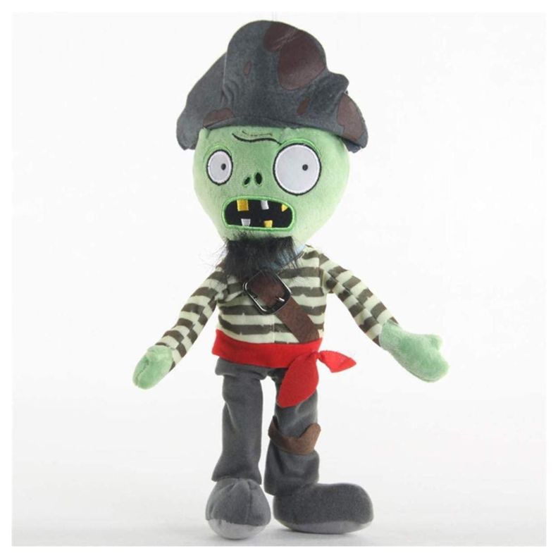 Juguete Pack 6 Peluches Plantas Vs Zombies 28cm Infantil-2