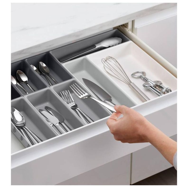 Set Organizador Cajones Blox 7 Piezas Gris-1