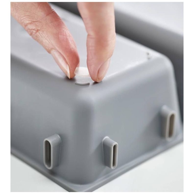 Set Organizador Cajones Blox 7 Piezas Gris-3