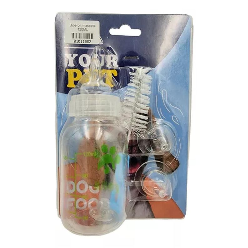 Mamadera Biberon Tetero Para Perros Y Gatos Mascotas 120ml-0