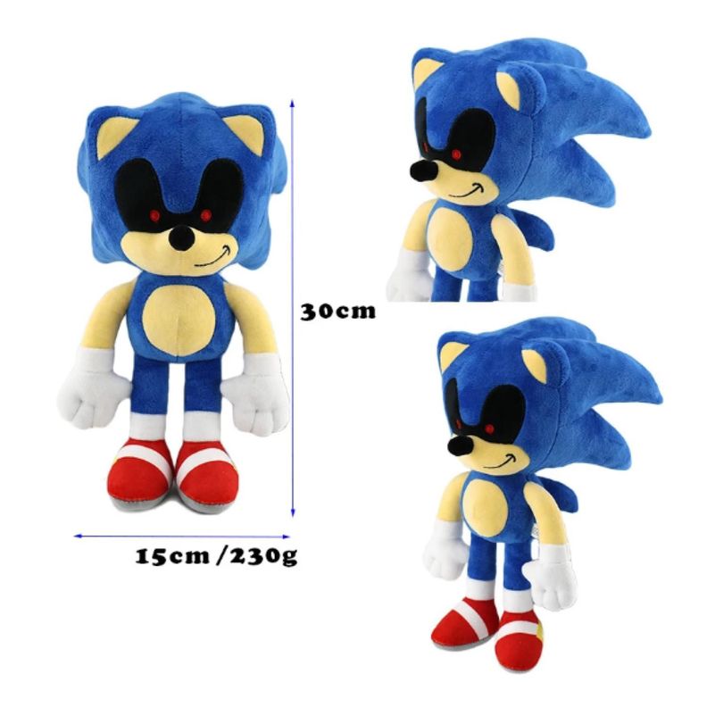 Juguete Pack 6 Peluches De Sonic Y Sus Amigos 30cm Infantil-1