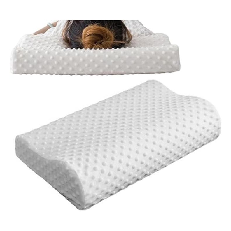Almohada Ortopedica Viscoelasticada Comoda 30x50x10cm-1