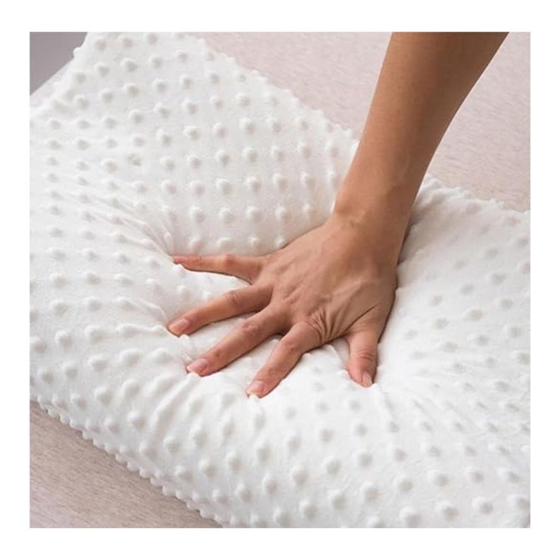 Almohada Ortopedica Viscoelasticada Comoda 30x50x10cm-3