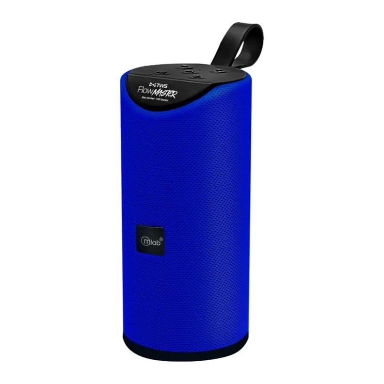 Parlante Bluetooth 20W Recargable Azul Flow Master 8859 Mlab
