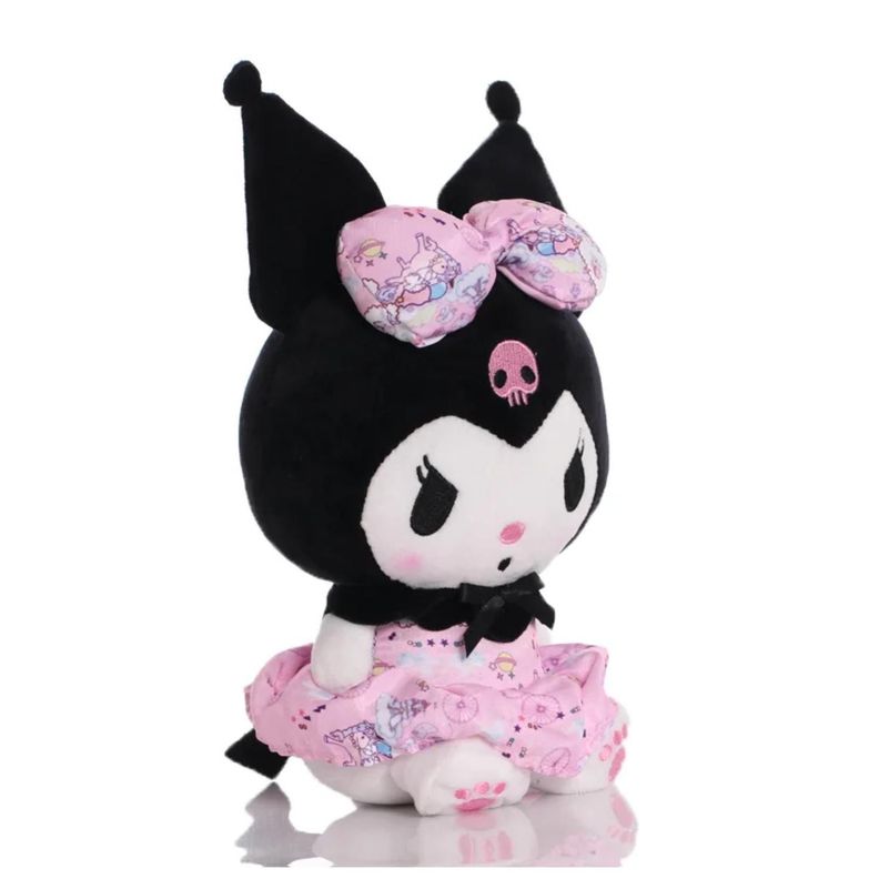 Juguete Pack 6 Peluches Llaveros Kuromi 13cm Infantiles-1