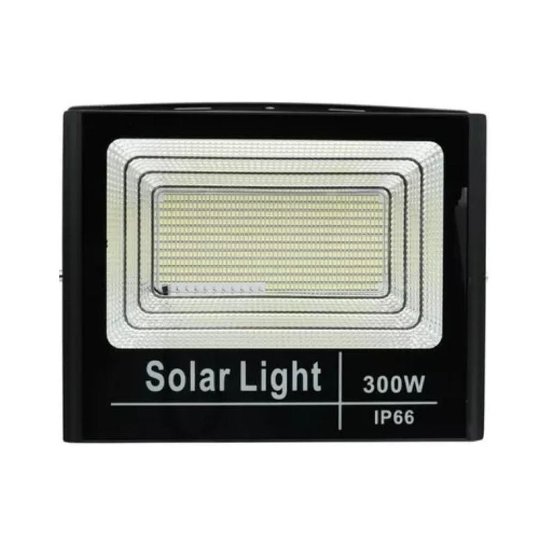 Foco LED Con Panel Solar 300W Montable Ajustable-2