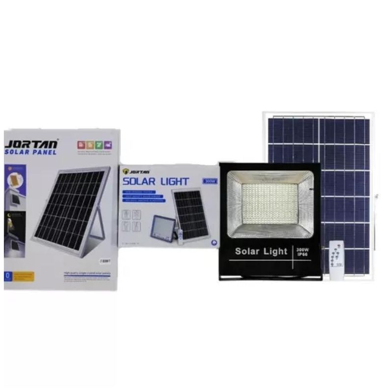 Foco LED Con Panel Solar 300W Montable Ajustable-3