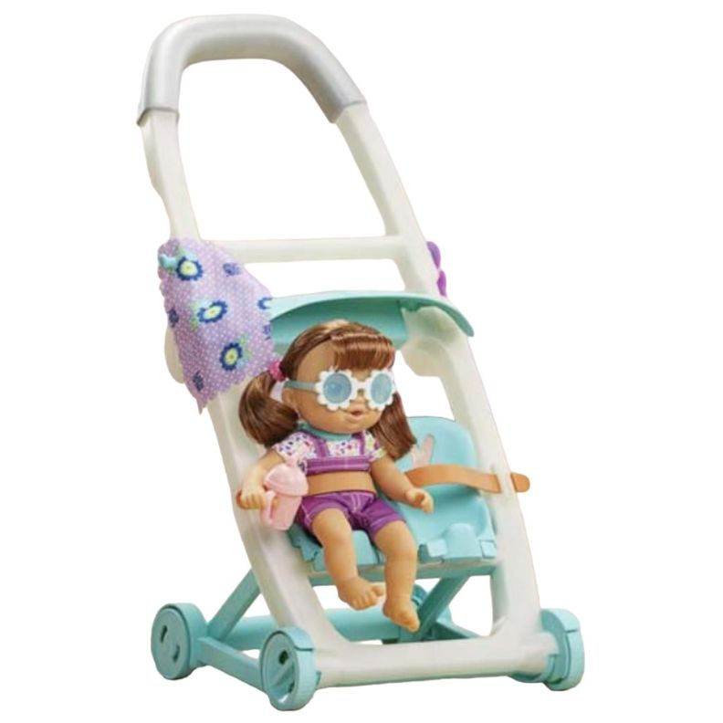 Juguete Muñeca Lucy Castaña Baby Alive Con Coche Y Accesorios-0