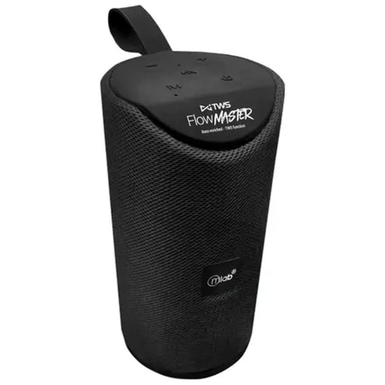 Parlante Bluetooth 20W Recargable Negro Flow Master Mlab