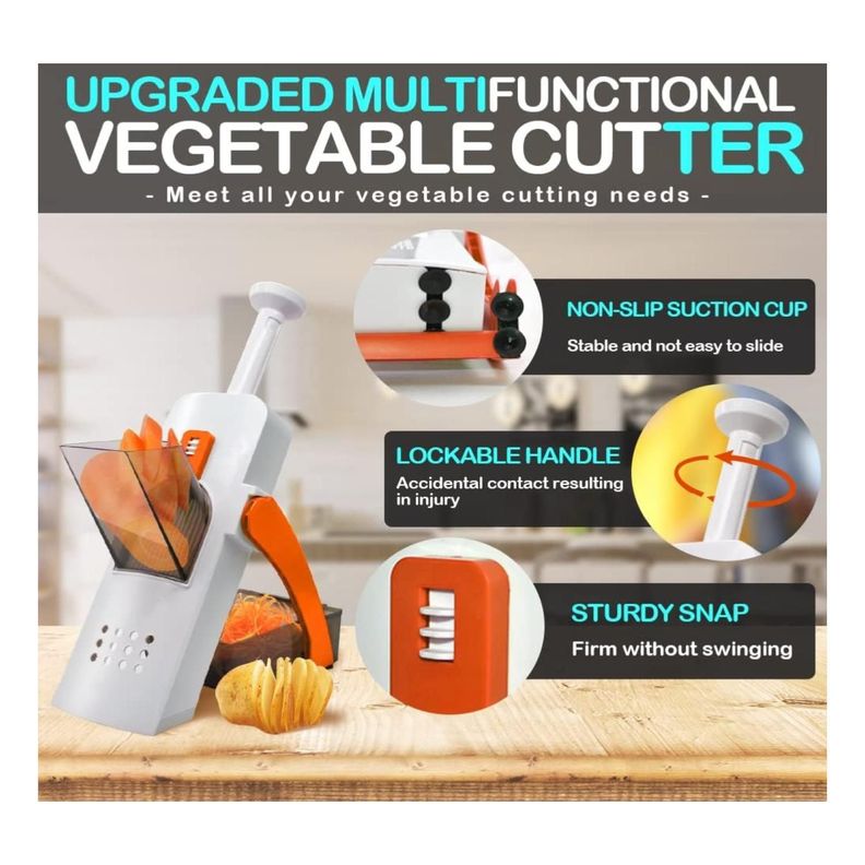 Cortadora Y Rebanadora De Verduras Slicer Con Recipientes-1
