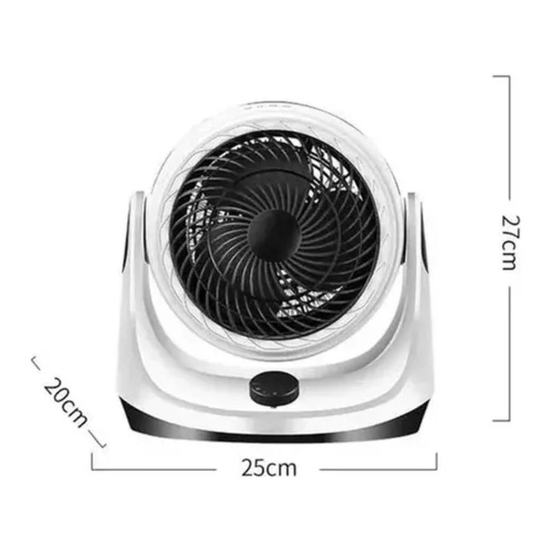 Calefactor Termoventilador 2000W Blanco Circular 90°-2