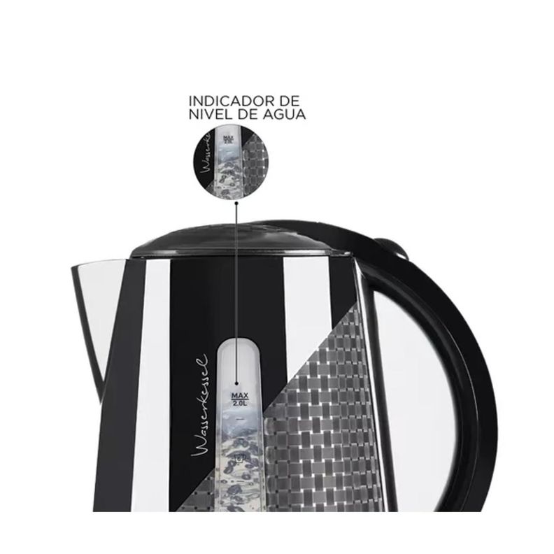 Hervidor Electrico 2000ml Elegante Dunkel17P-3