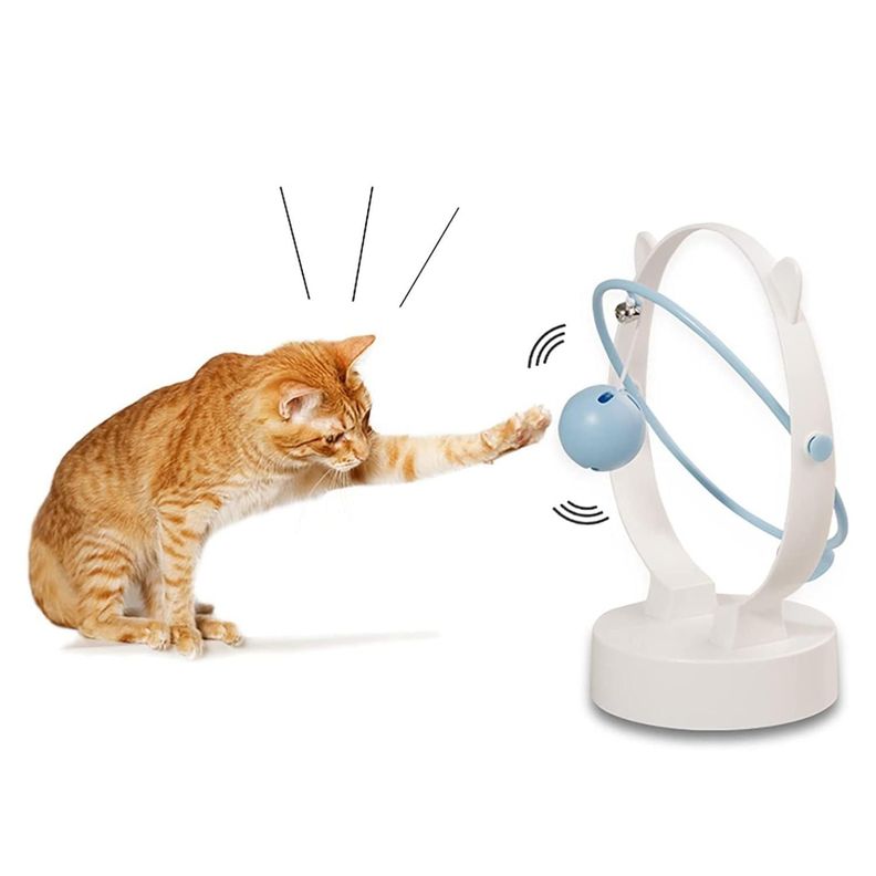 Juguete Interactivo Cinetica Automatica Para Gatos Mascotas-1