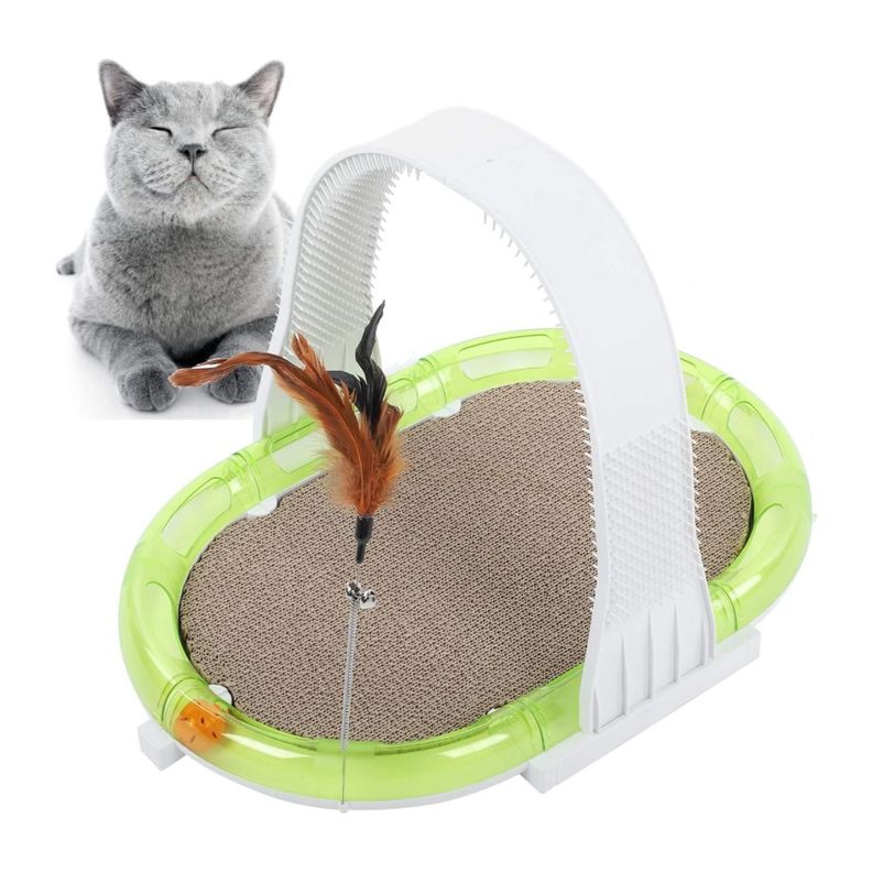 Juguete Rascador Multifuncional 4 En 1 Para Gatos Mascotas-1