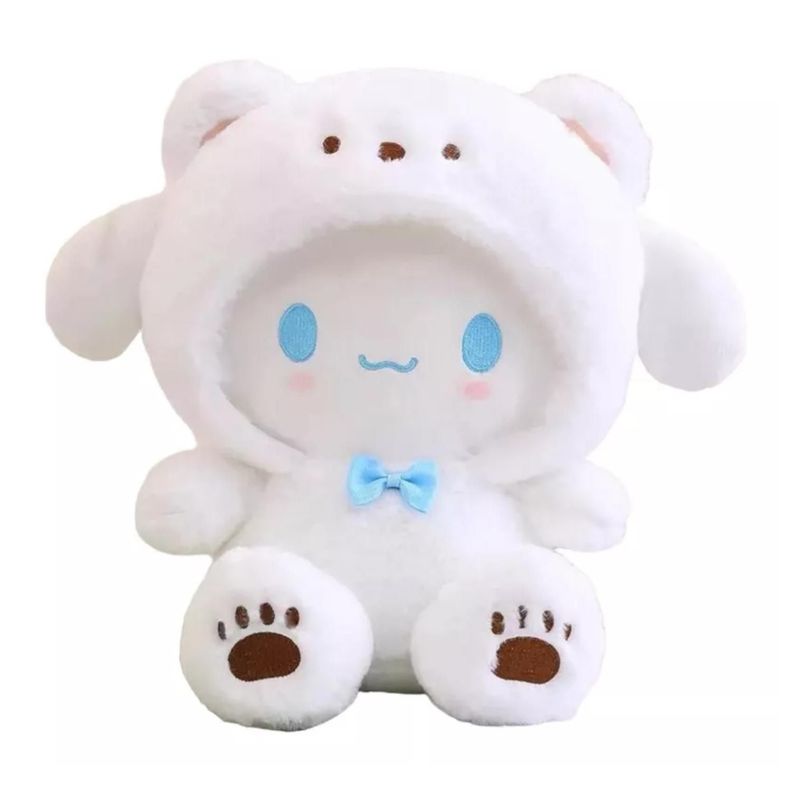 Juguete Peluche Cinnamoroll Osito Sanrio 20cm Blanco Infantil-0