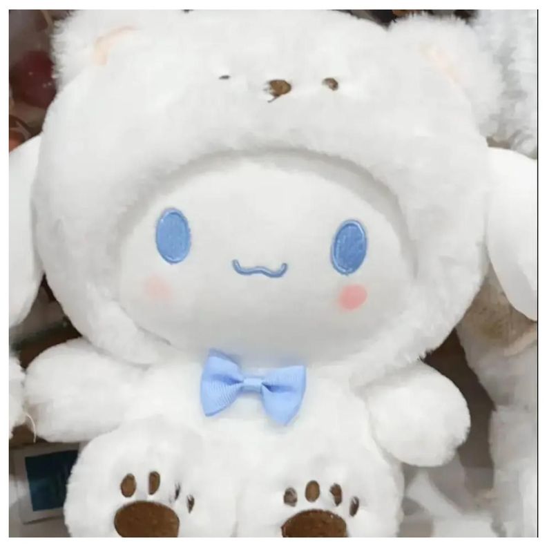 Juguete Peluche Cinnamoroll Osito Sanrio 20cm Blanco Infantil-1