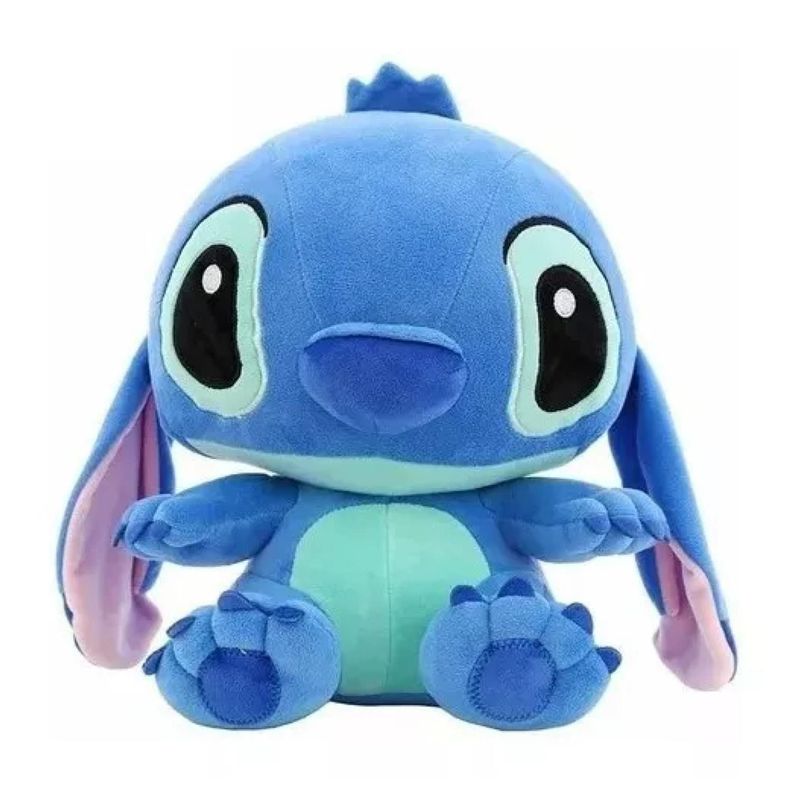 Juguete Peluche Stitch Bebe 80cm Con Sonidos Azul