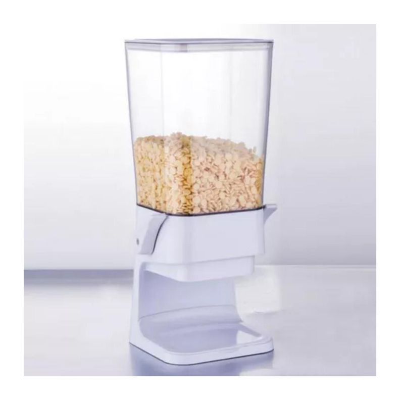 Dispensador De Cereales Hermetico Blanco Practico Cocina-1