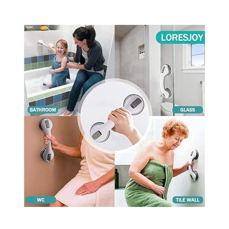 Manilla Agarradera Barra De Ayuda Para Baño Ducha Blanco-3