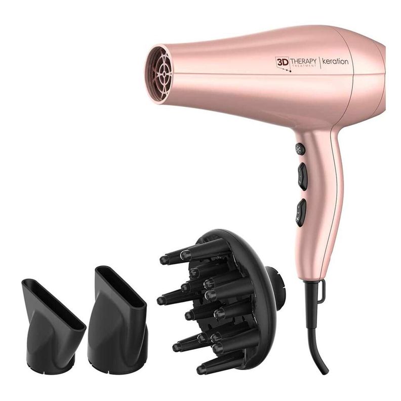 Secador De Cabello Profesional 3 Temperaturas 2 Velocidades 2300W Diva 3D Keration-2
