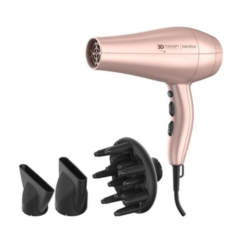 Secador De Cabello Profesional 3 Temperaturas 2 Velocidades 2300W Diva 3D Keration-3