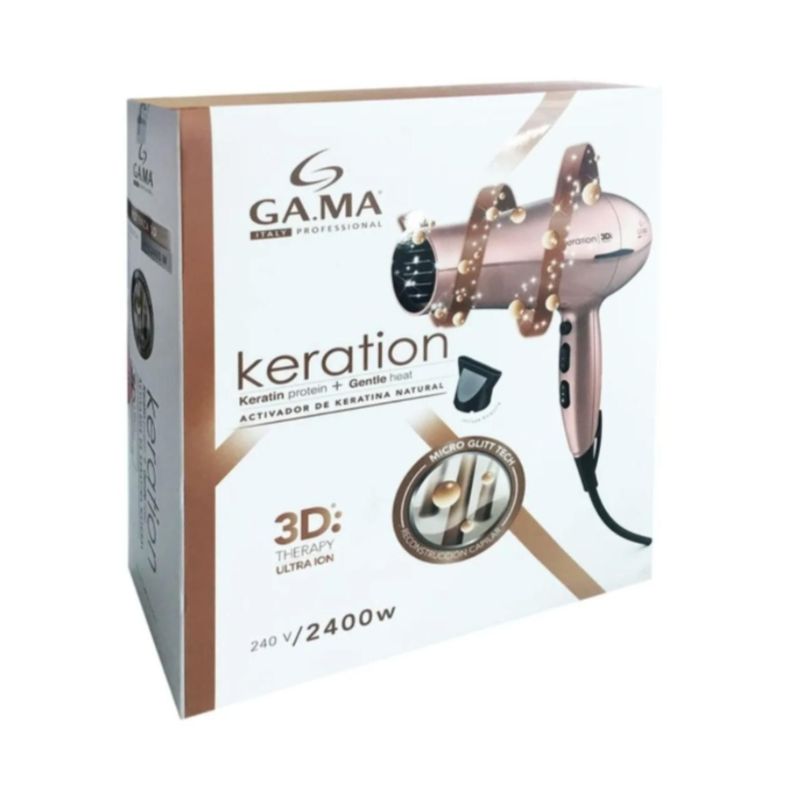 Secador De Cabello Profesional 3 Temperaturas 2 Velocidades 2300W Diva 3D Keration-4