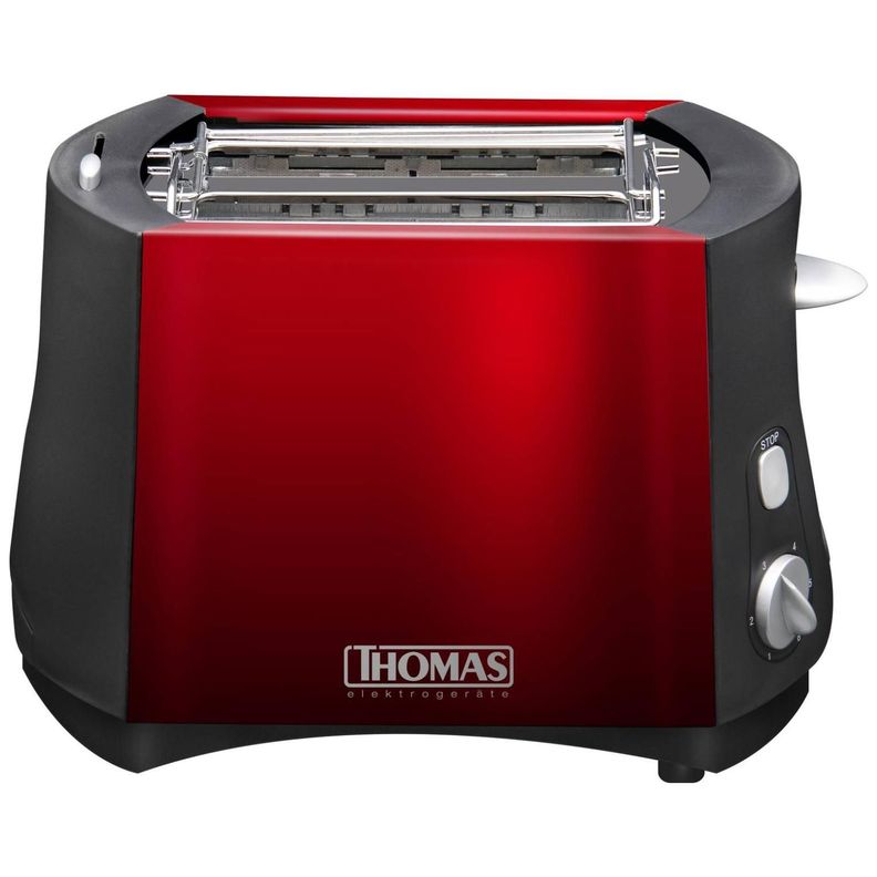Tostador De Pan Electrico 6N 800W Rojo Th-120r Thomas-0