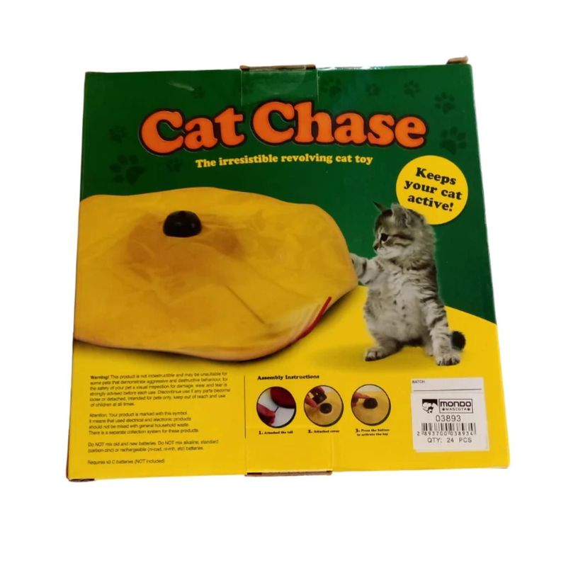 Juguete Interactivo Giratorio Electronico Para Gatos Mascotas-2