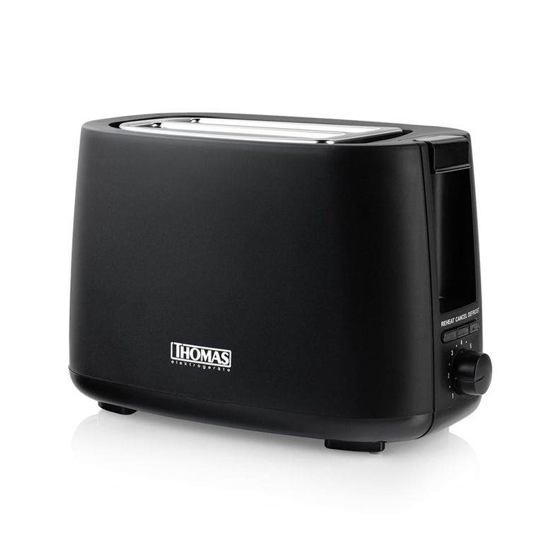 Tostador De Pan 2 Panes 750W 7Niv Negro TH-117-1