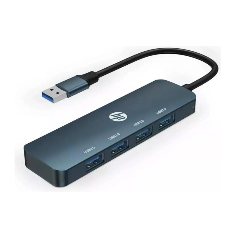 Adaptador HUB USB 4 Puertos USB 3.0 DHC-CT100 Negro