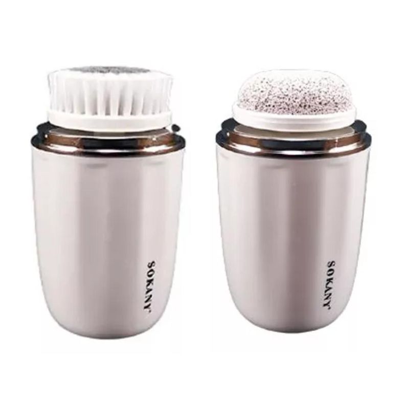 Brocha Limpiadora Facial Con Accesorios Recargable USB-0