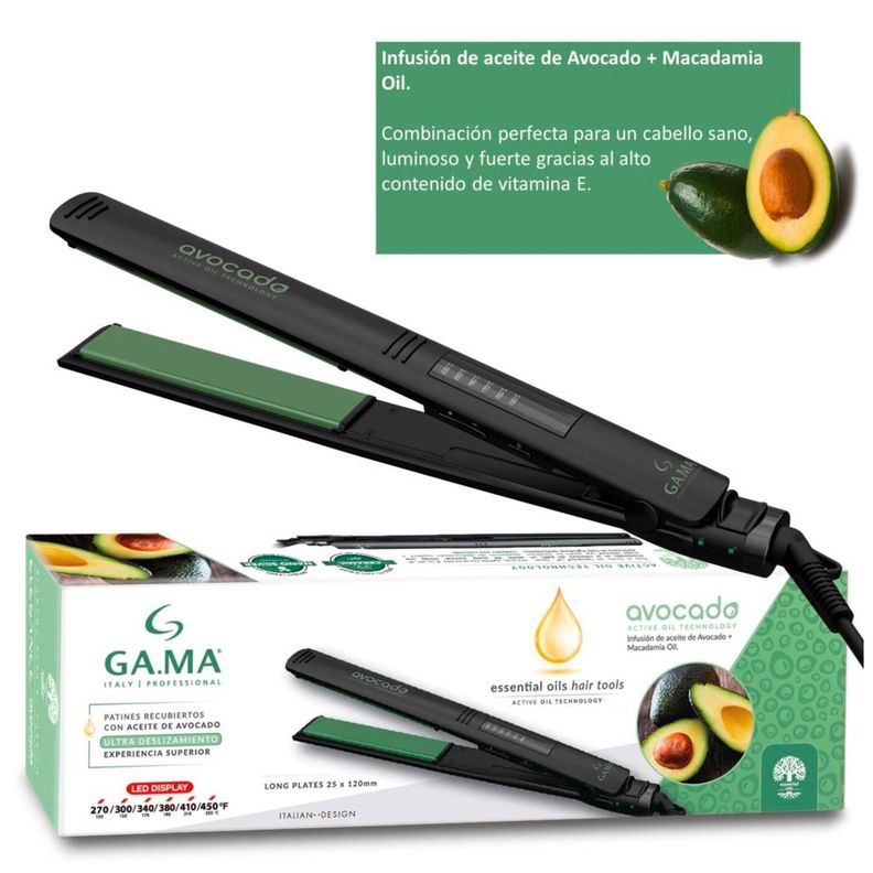 Alisador De Pelo 230° Cable Giratorio 100V A 240V Avocado-2