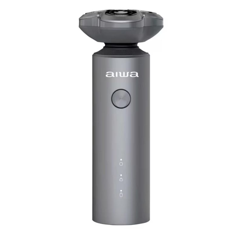 Afeitadora Rotativa Recargable IPX7 2 Cabezales AW-AB6004 Gris