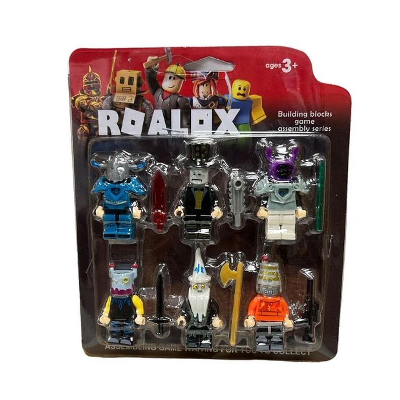 Juguete Set 6 Figuras Roalox 5Cm Con Accesorios