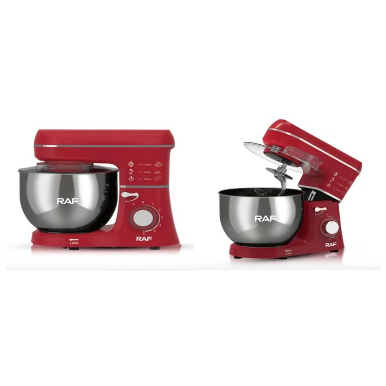 Batidora De Pie Bowl 5.5L 1100W Rojo R6671 Raf-1