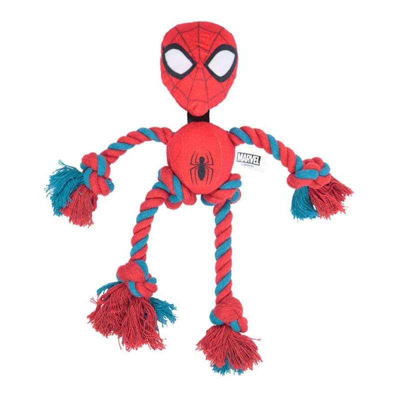 Juguete Interactivo Para Mascotas Spiderman Tierna Rojo-0